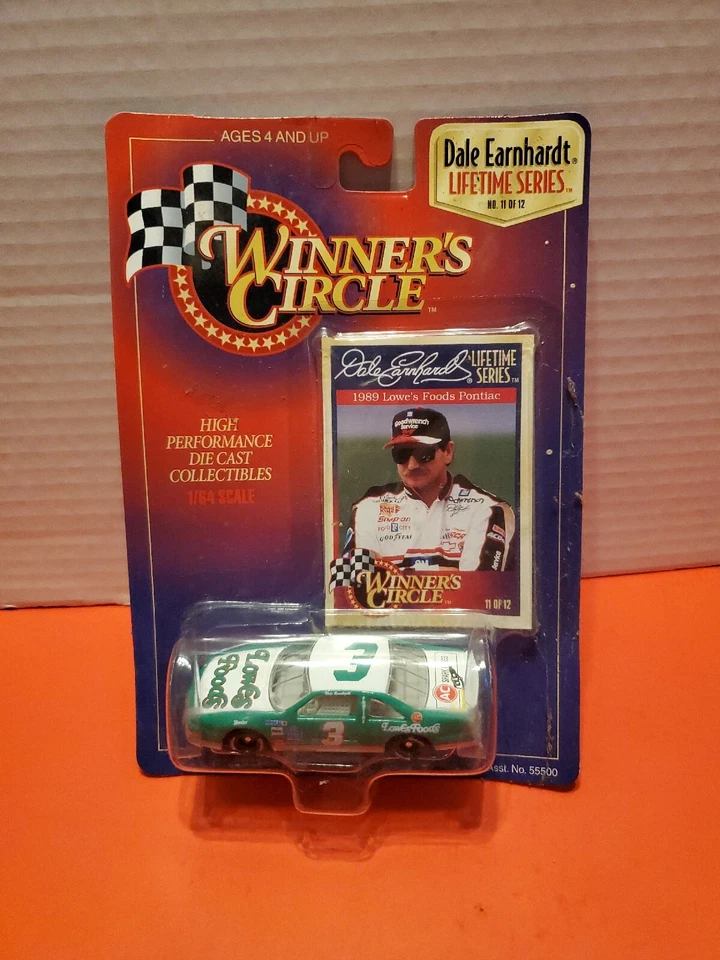 1997 Winner's Circle NASCAR Dale Earnhardt #3 Lifetime Series Lowes Food 1 64