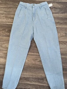 Levi's Vintage Women Blue Dockers Jeans size 12 Plus Made In USA NWT - Picture 1 of 7