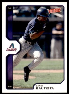 2002 Upper Deck Victory Danny Bautista Baseball Card Arizona Diamondbacks #329 - Image 1 of 2