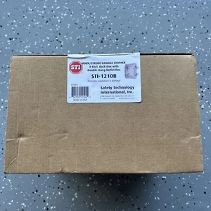 STI-1210B Horn/Strobe Schaden Stopper & geschlossene Backbox mit Doppelgang Steckdose Box - Bild 1 von 3