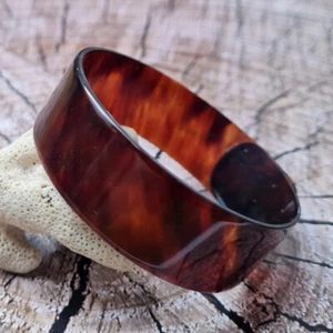 Nias Schildkrötenpanzer Handschliff hübsches Armband Armreif #4 - Bild 1 von 5