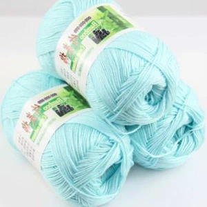 AIP Sale 3Skeins x50g Soft Bamboo Cotton Baby Wrap Hand Knitting Crochet Yarn 04 - Picture 1 of 4