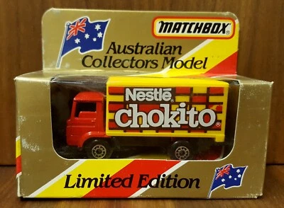 Camión de reparto Matchbox Australian Collection LE MB72 1981~~ Nestle Chokito ~~ Foto 1 de 3