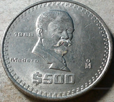 Mexico 500 Pesos 1988 - Image 1 of 2