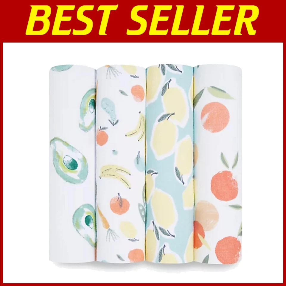 Envolturas de algodón transpirables, manta de recepción para recién nacidos Foto 1 de 4