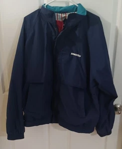 Vintage Divots Sport Jacket Size Large Komatsu Embroidered On It - Picture 1 of 6