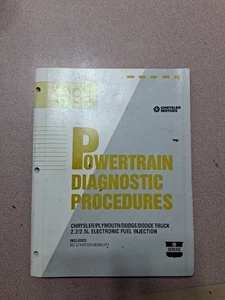 1990 Chrysler Powertrain Diagnostic Procedures Dodge Truck Fuel Injection..2 - Picture 1 of 1