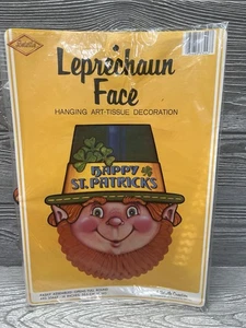 St Patrick's Day Tissue Paper Base Leprechaun Centerpiece Honeycomb Decoration - Picture 1 of 6