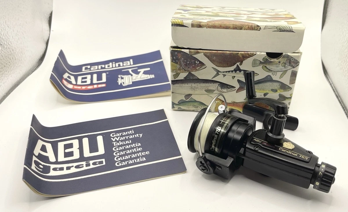 Abu Garcia Cardinal 753 Indiana Vintage Spinning Fishing Reels for