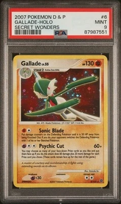 Gallade 6/132 - Diamond & Pearl: Secret Wonders PSA 9 COMO NUEVO Foto 1 de 3