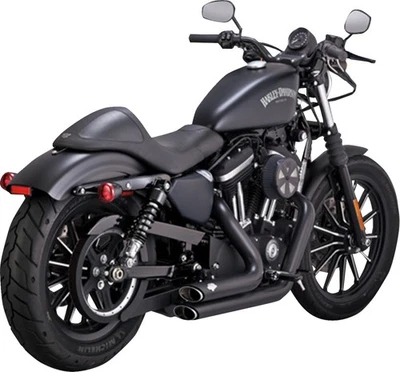 Sistema de escape escalonado VANCE & HINES 47329 Shortshots - Harley XL 2014-2022 Foto 1 de 4