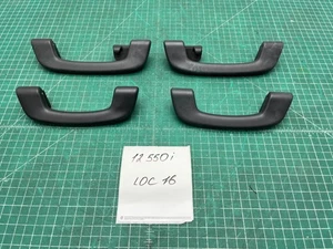 11-16 JUEGO DE MANIJAS DE AGARRE PARA TECHO BMW F10 SERIE 5 528i 535i negro OEM - Imagen 1 de 6