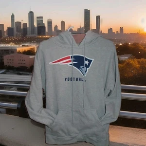 NUEVOS PATRIOTAS DE INGLATERRA PARA HOMBRE SUDADERA CON CAPUCHA LOGO TALLA GRANDE - Imagen 1 de 2