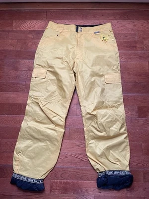 Grenade GRANDE Snowboard Esquí Nieve Pantalones Para Hombre Amarillo TS0 Cremallera Ajuste Snowboard Foto 1 de 4