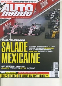 AUTO HEBDO Nr. 2129 30.08.2017 GP BELGIEN INDYCAR GATEWAY 1000km SUZUKA - Bild 1 von 1