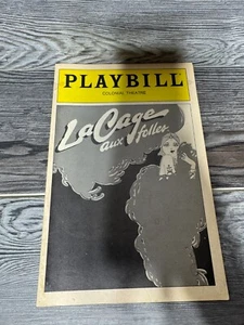 LA CAGE AUX FOLLES, PLAYBILL, COLONIAL THEATRE, JUNE 1983 - Picture 1 of 7