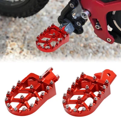 For Sur-Ron Dirt Bike Light Bee X Segway Red Aluminum Resting Pedal Foot Pegs - Image 1 of 4