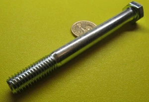 Cap Screw Bolt, GRADE 5, PT, Zinc 1/2"-13 x 5.00" Length, 10 Pc - Picture 1 of 12