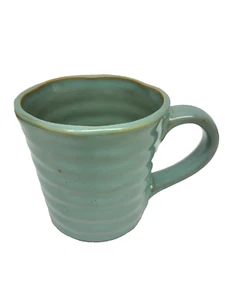 Meritage Emerald Green Stoneware Ceramic 16 Oz. Coffee Tea Mug - Picture 1 of 4