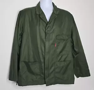 Sweet-Orr Green Full Zip Utility Work Jacket Vintage Acid Repellent Sz 122 L/XL - Picture 1 of 10