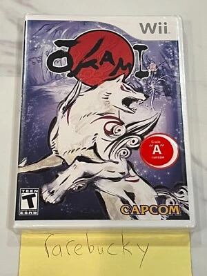 Okami (Nintendo Wii) NEW SEALED Y-FOLD MINT, RARE CAPCOM! - Image 1 of 2