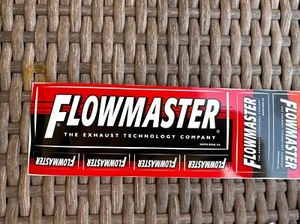 Adesivo Vintage Decalcomania FlowMaster Exhaust Technology Co Hot Rod Auto da Corsa - Foto 1 di 3