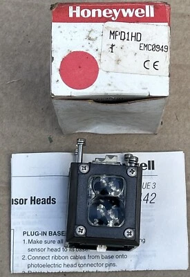 HONEYWELL MPD1HD MP SERIES MODULAR PHOTOELECTRIC DIFFUSE MODE SENSOR - NEW - Image 1 of 3