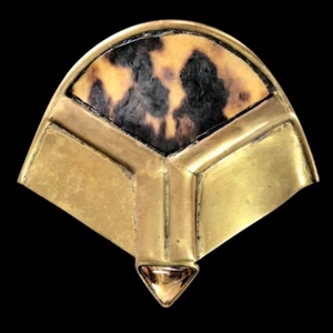 Perez Sanz Signed Vintage Original Brooch Costume Design Jewelry - Picture 1 of 6