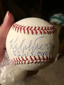 Ralph Terry NY Yankees signed autographed baseball 1963 World Series MVP - Picture 1 of 1