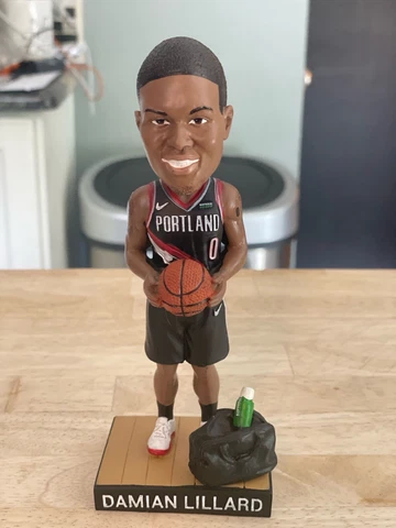 BioFreeze Damian Lillard Bobblehead Figure 2019 Portland Trail Blazers w/box Cover