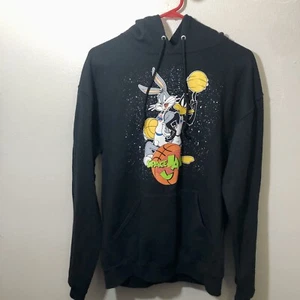 Space Jam Looney Tunes Sweatshirt Hoodie Pull-Over Men's Medium - Picture 1 of 7