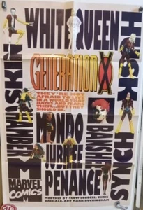 Marvel Comics - Generación X "34 X"23 (Póster promocional) - Imagen 1 de 1