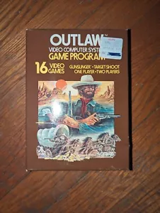 Outlaw (Atari 2600, 1978) By Atari NOT TESTED - Picture 1 of 2