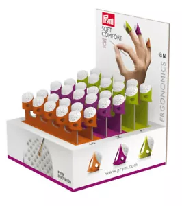 Set di 3 ditali ergonomici trapunta da cucire Prym 431135,36,37 gratis P&P - Foto 1 di 22
