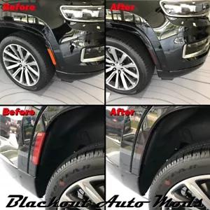 Front Rear Side Marker Blackout Kit For 2022+ Jeep Wagoneer Smoked Vinyl Overlay - Picture 1 of 5