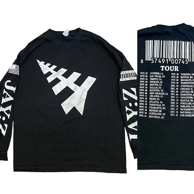 RARA Camiseta Jay Z Parental Advisory Tour Manga Larga Talla XLarge Foto 1 de 4