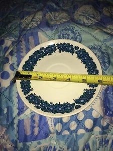 Centura Corning ABENDLIED blaue Blumen - Untertasse 6" breit - NEU NIE BENUTZT - Bild 1 von 6