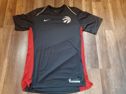 Nike Dri Fit Authentic Toronto Raptors Men's Shooting Shirt Size Large Tall Cover