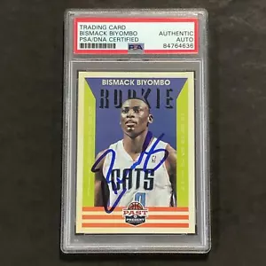 2011-12 Panini Past & Present #222 Bismack Biyombo Signed Card AUTO PSA Slabbed - Picture 1 of 2