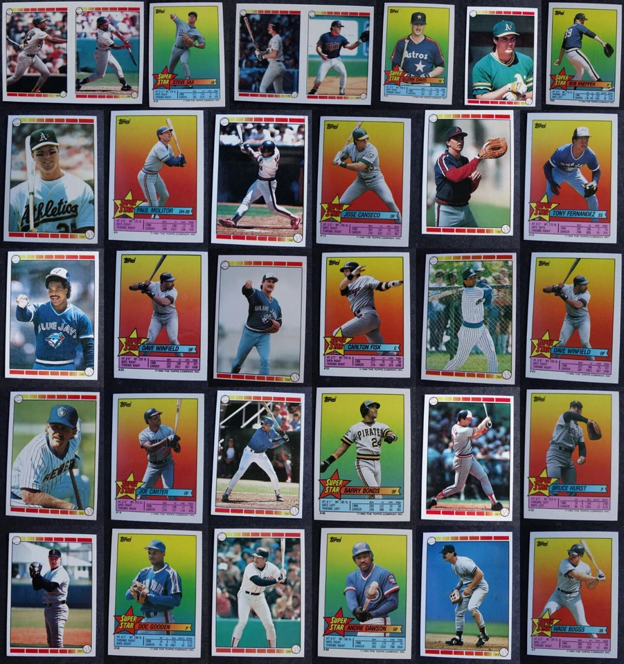 1989 年 Topps 贴纸棒球卡全套 U 选择清单 164-315 — 第 1/1 张图片