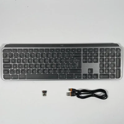 Teclado Inalámbrico Iluminado Logitech MX Keys con Bluetooth, USB-C - PC/Mac Foto 1 de 4