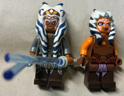 Auténtica Minifigura LEGO 2 Figuras de Star Wars Adulto Ahsoka Tano y Padawan Ahsoka Foto 1 de 4