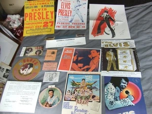 ELVIS PRELEY MEMOROBILIA REPLICA ITEMS FROM GRACELAND ARCHIVES - Picture 1 of 8