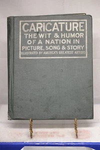 BOOK CARICATURE THE WIT & HUMOR OF A NATION ILLUSTRATED BY AMERICA'S ARTTISTS - Imagen 1 de 2