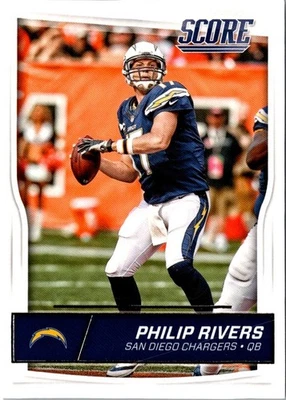 2016 Score Philip Rivers #260 San Diego Chargers Football Card - Image 1 of 2