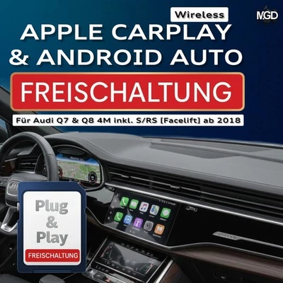 Audi Q7/Q8 4M | Apple Carplay Wireless & Android Auto | MH2p Nachrüstung Update - Bild 1 von 4