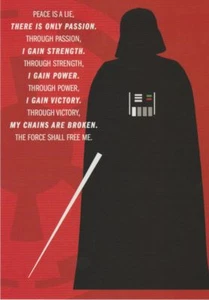 2017 Star Wars Celebration Orlando Darth Vader Celebration Of Worship Promo Card - Picture 1 of 1
