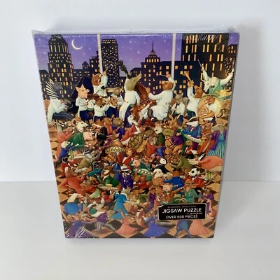 NEW Springbok Party Animals 500-piece Jigsaw Puzzle Vintage Joyce Hayashi Haupt - Image 1 of 4