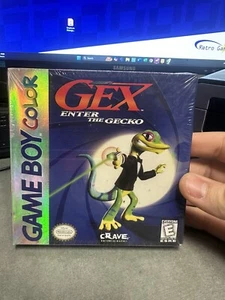 Gex: Enter the Gecko! RARE HOLOFOIL H-SEAM (Nintendo GameBoy Color, 1998) SEALED - Picture 1 of 5