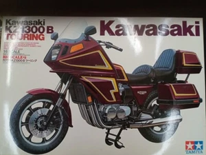 RARE VINTAGE Oshika-Model TAMIYA 1/6 KAWASAKI KZ1300B TOURING From Japan - Picture 1 of 7